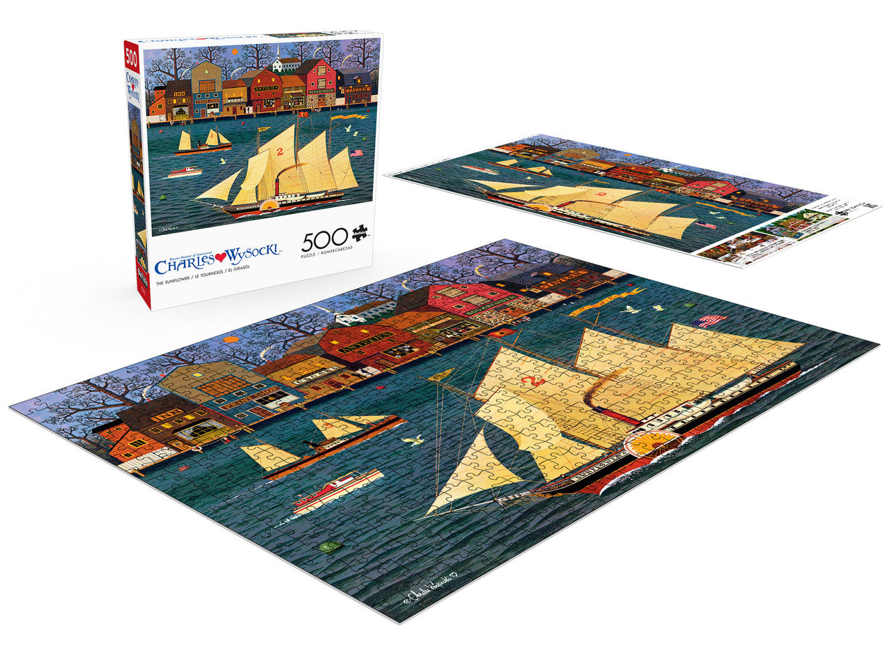 Chares Wysocki: AMERICANA - The Sunflower 500 Piece Puzzle