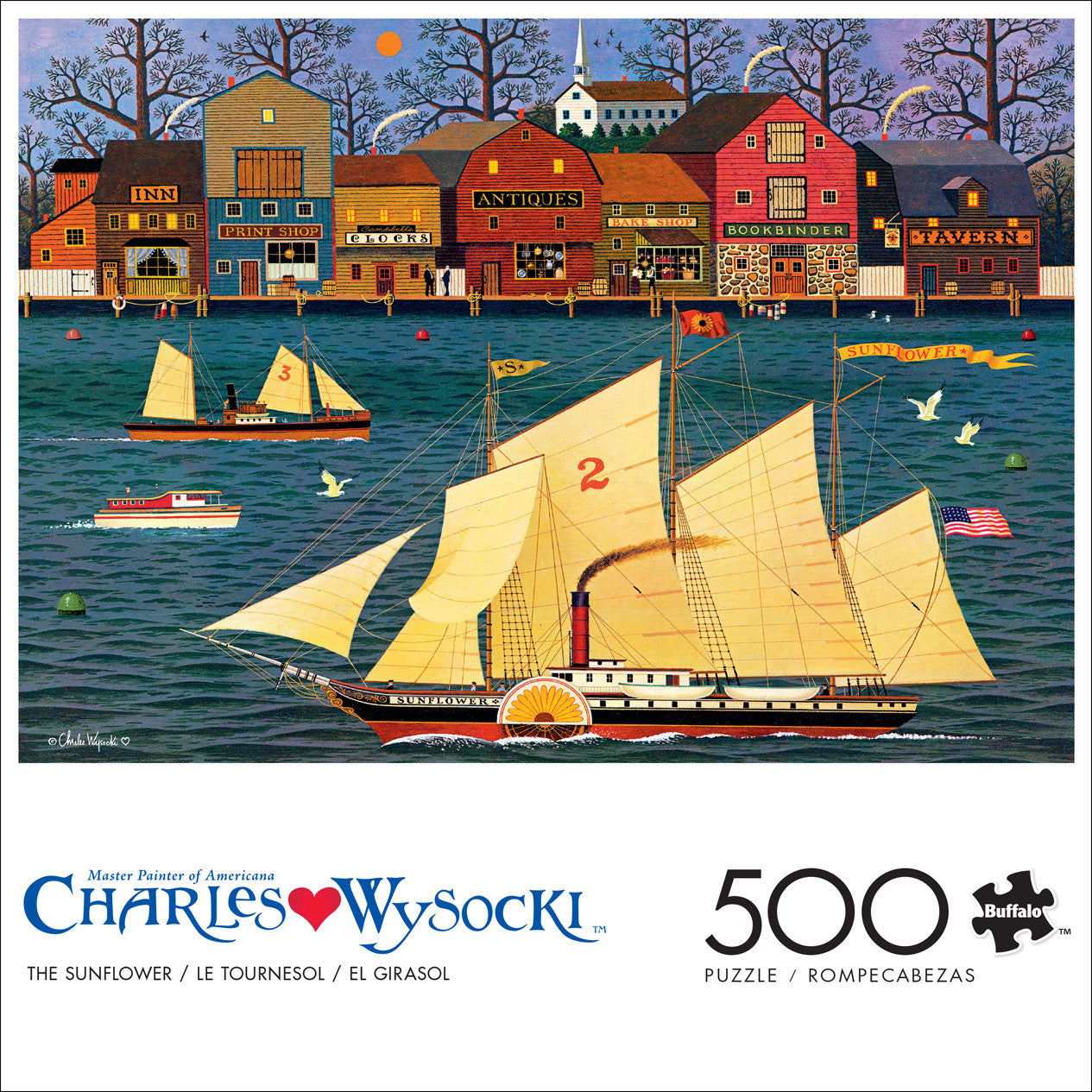 Chares Wysocki: AMERICANA - The Sunflower 500 Piece Puzzle