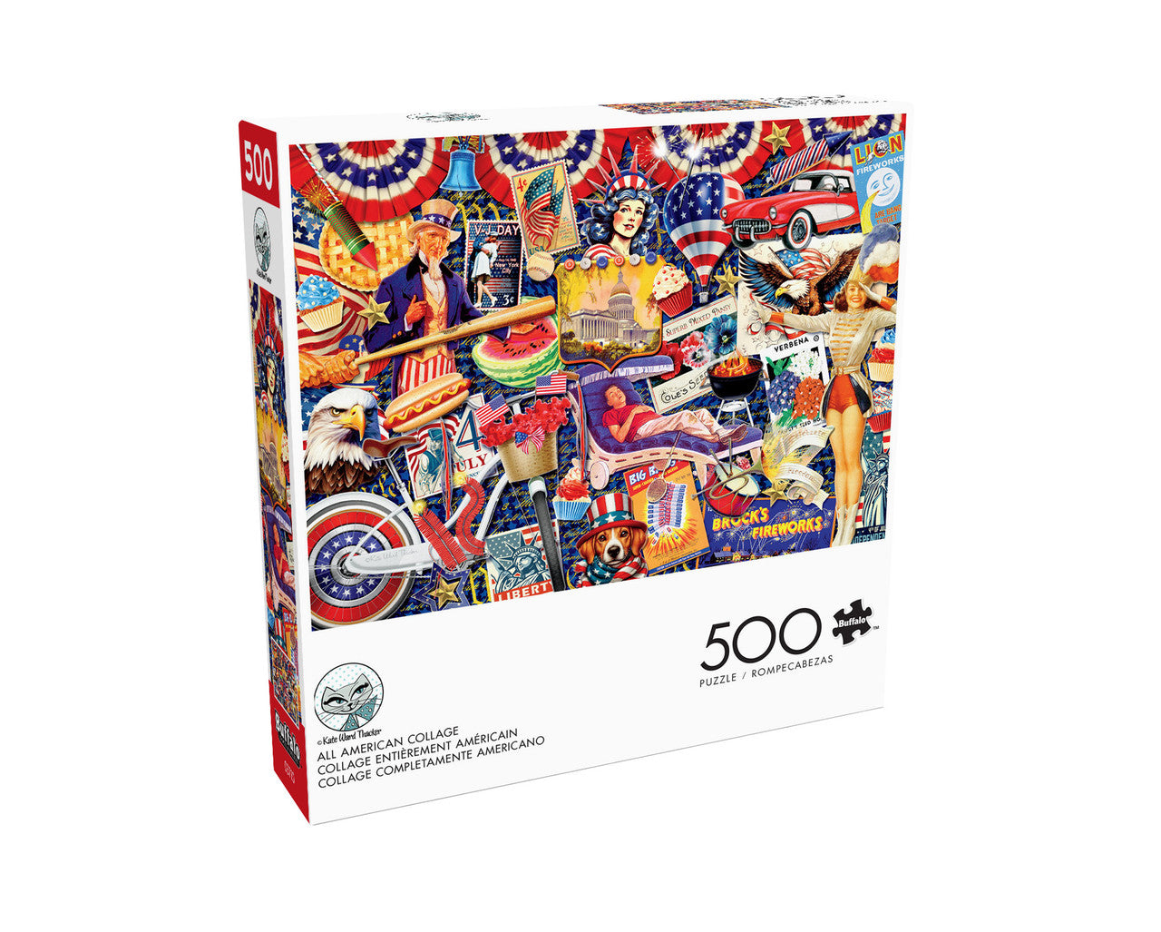 AMERICANA: All American Collage 500 Piece Puzzle