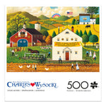 Charles Wysocki AMERICANA: House Movers 500 Piece Puzzle