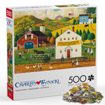 Charles Wysocki AMERICANA: House Movers 500 Piece Puzzle