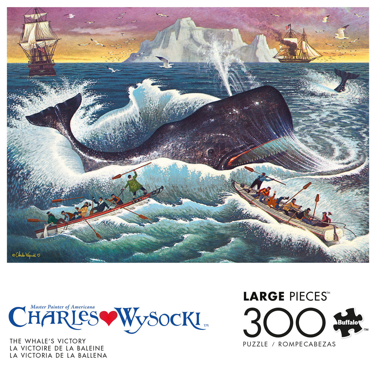 Charles Wysocki: The Whale's Victory 300 Piece Puzzle