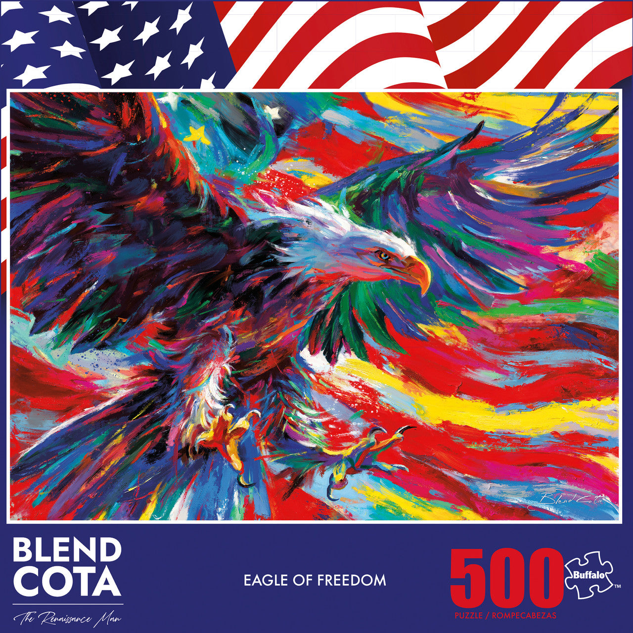 AMERICANA: Eagle of Freedom 500 Piece Puzzle