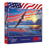 AMERICANA: Star-Spangled Sunset 500 Piece Puzzle