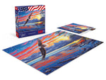 AMERICANA: Star-Spangled Sunset 500 Piece Puzzle