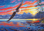 AMERICANA: Star-Spangled Sunset 500 Piece Puzzle