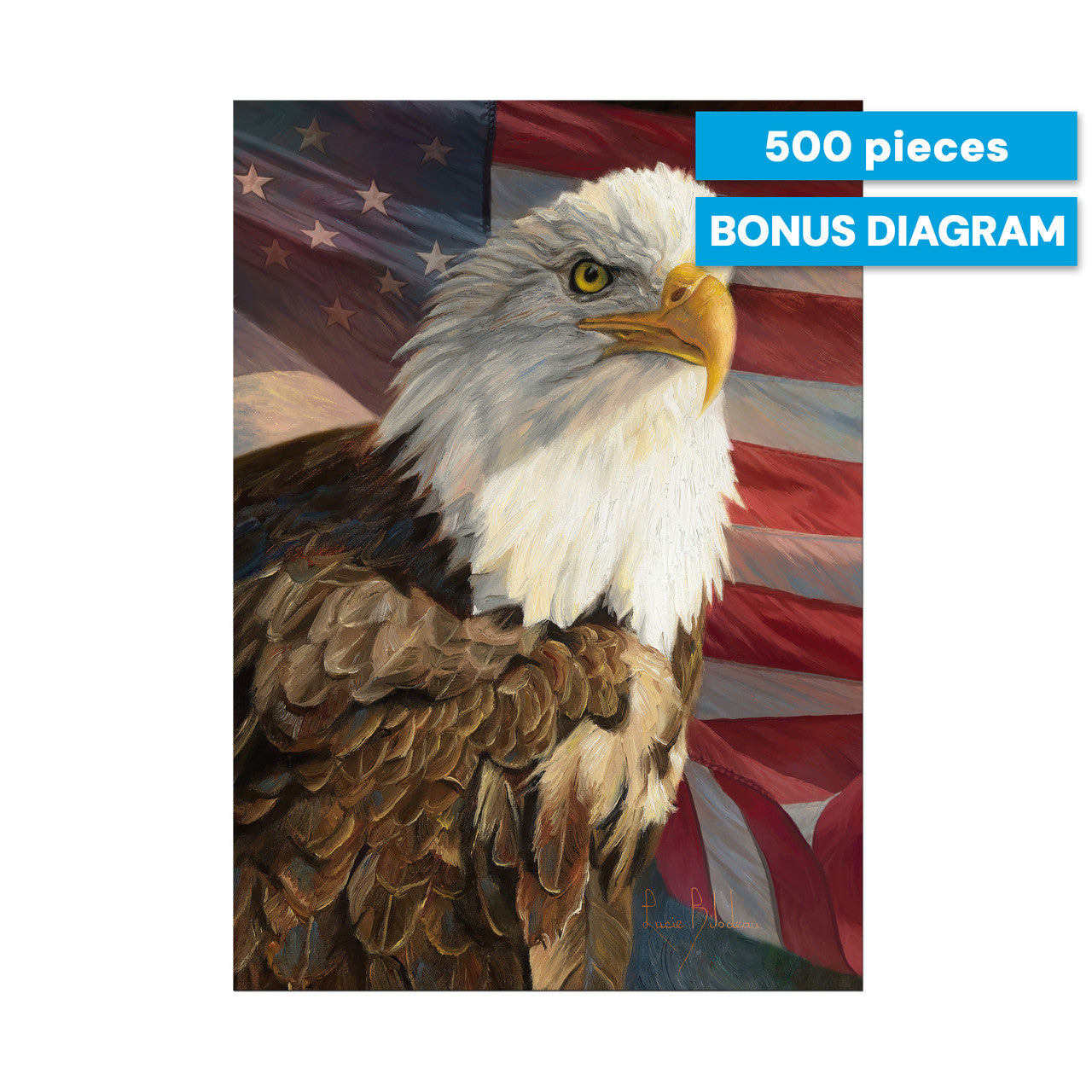 AMERICANA: Magnificent Freedom 500 Piece Puzzle