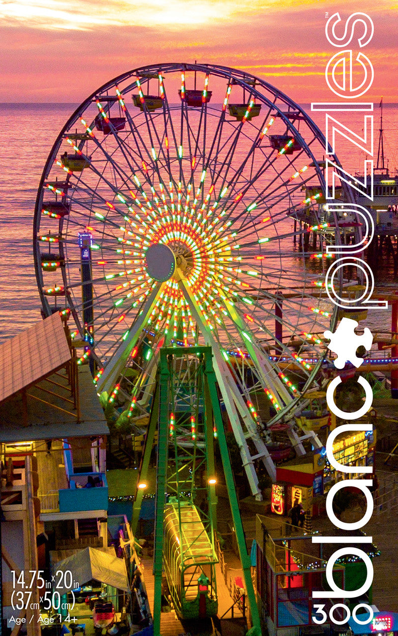 blanc Santa Monica Pier 300 Piece Jigsaw Puzzle Front