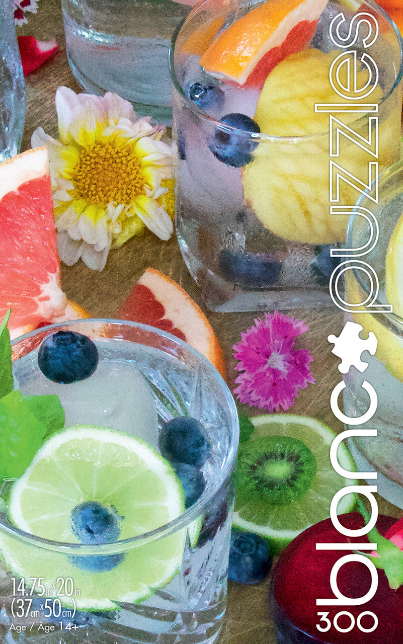 blanc Rainbow Cocktails 300 Piece Jigsaw Puzzle Front