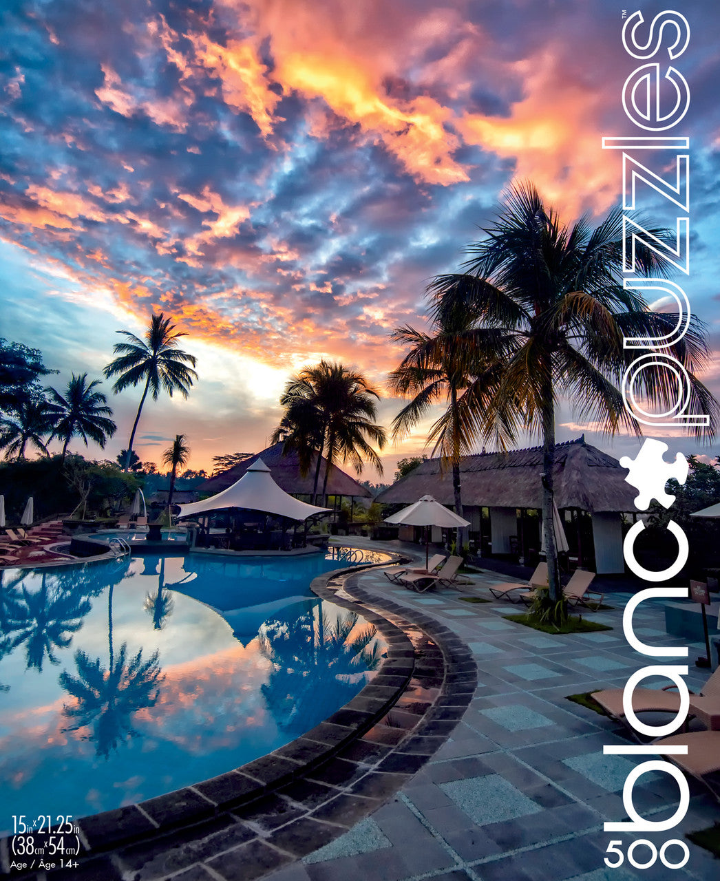 blanc: BALI SUNSET 500 Piece Puzzle