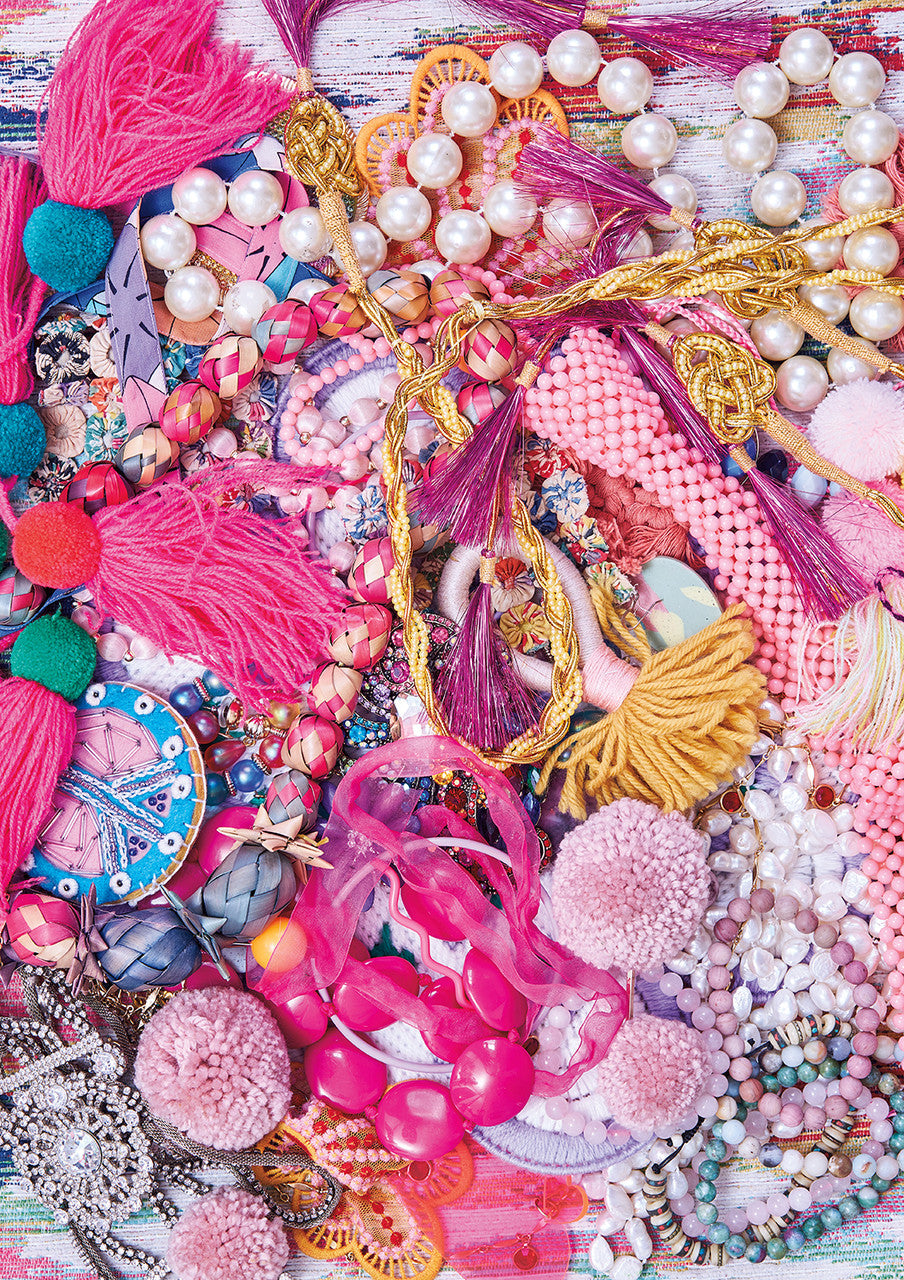 blanc x Tiffany Pratt: Jewelry Jumble 500 Piece Jigsaw Puzzle