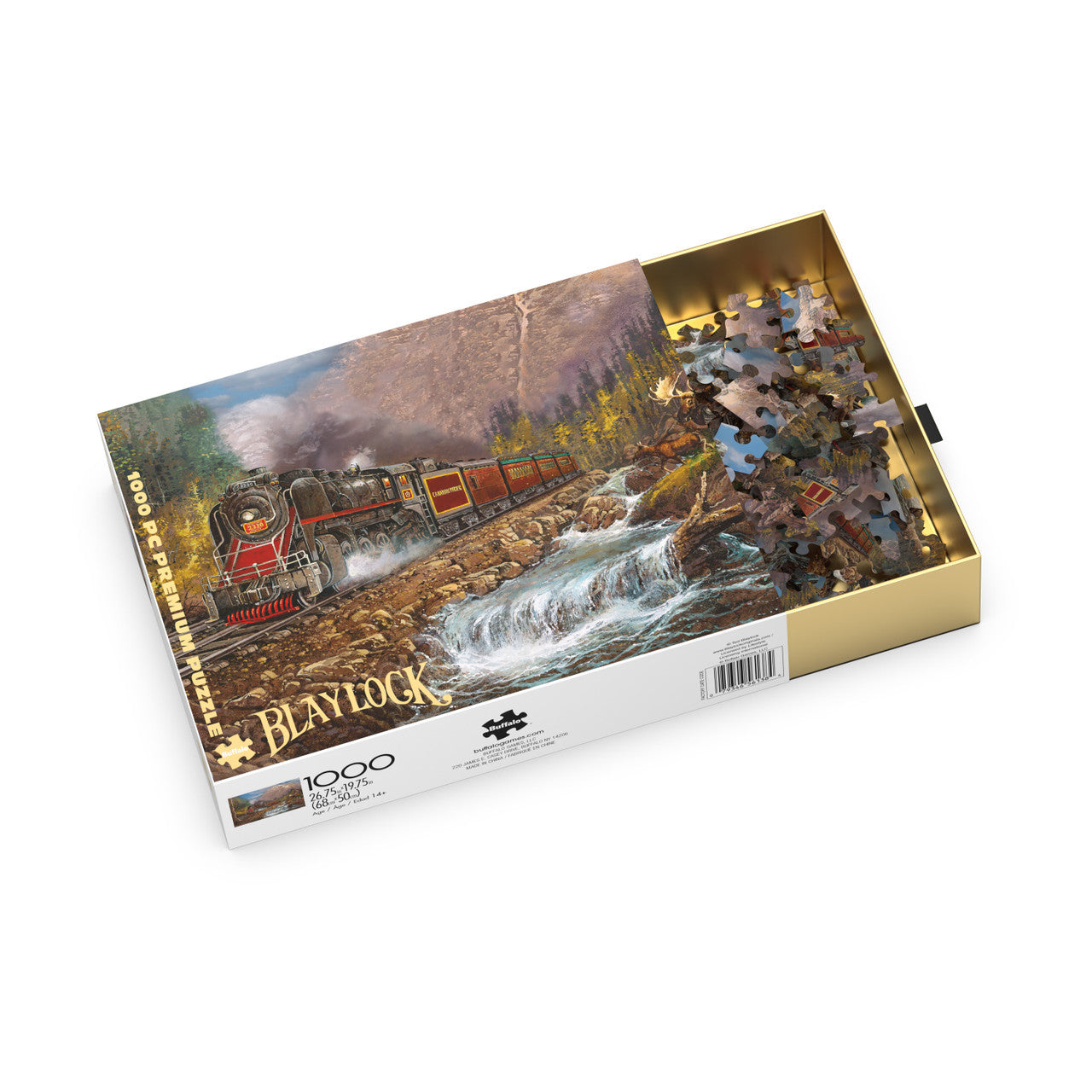 Buffalo Gold: Canadian Pacific Railroad 1000 Piece Puzzle