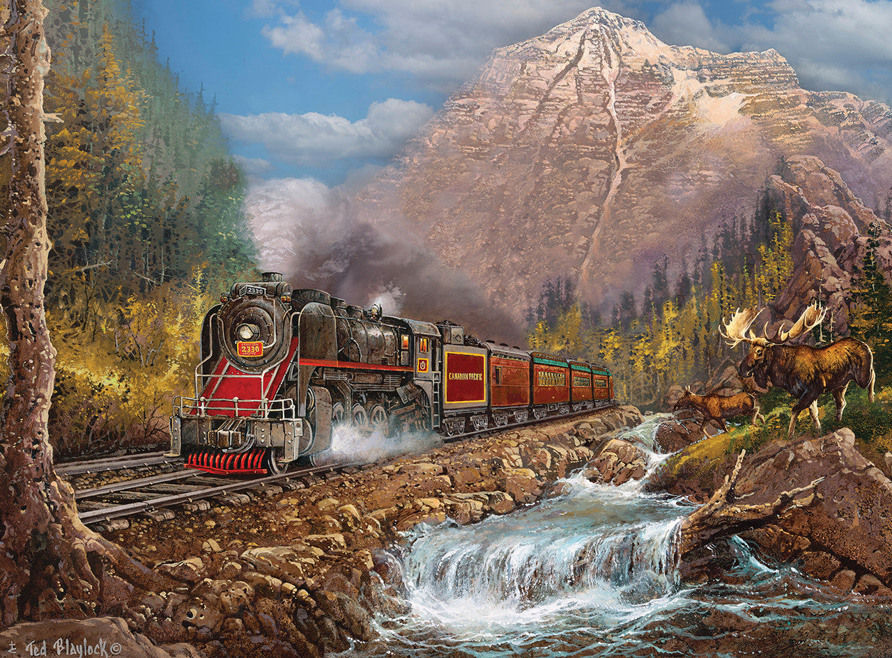 Buffalo Gold: Canadian Pacific Railroad 1000 Piece Puzzle