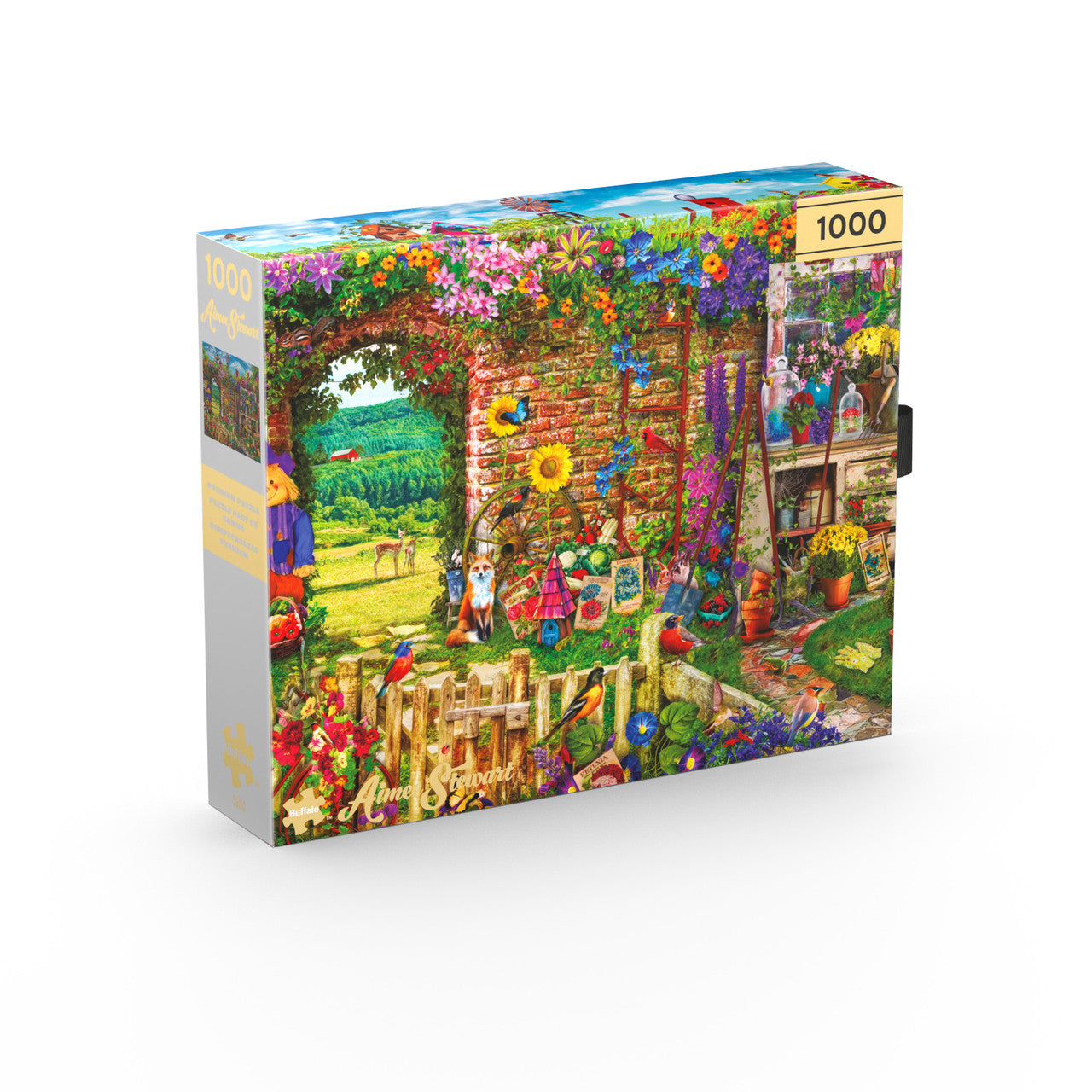 Aimee Stewart Buffalo Gold: Garden Gate 1000 Piece Puzzle
