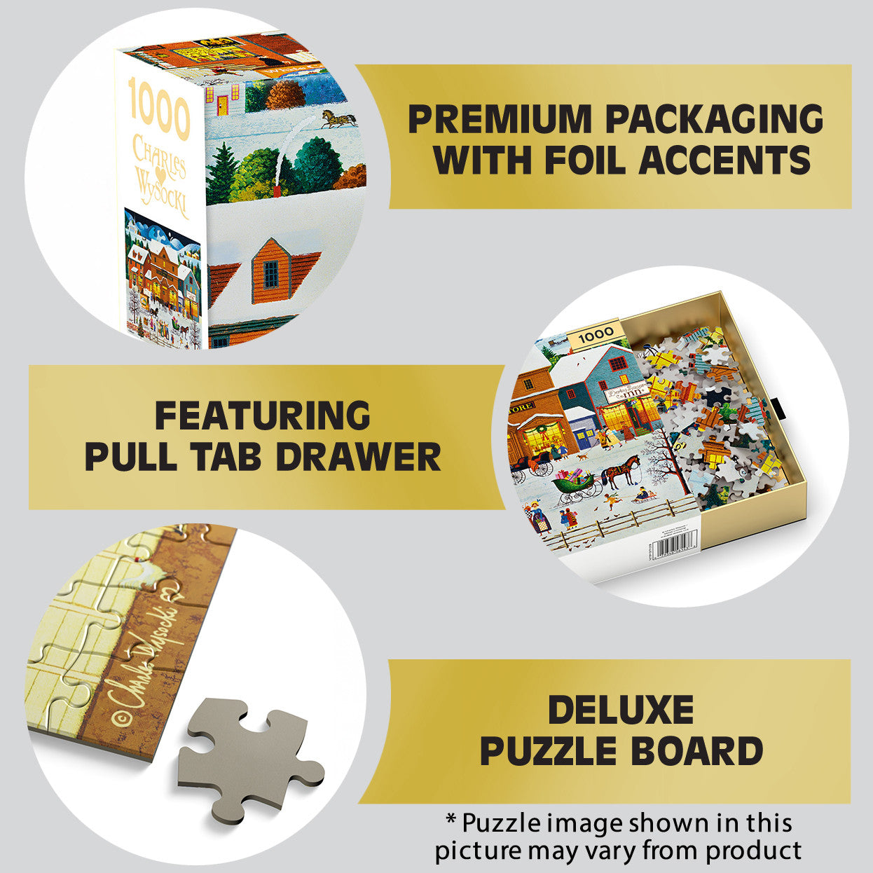Charles Wysocki: Cauldwell's Country Store - 1000 Piece Jigsaw Puzzle - Premium Gold Collection