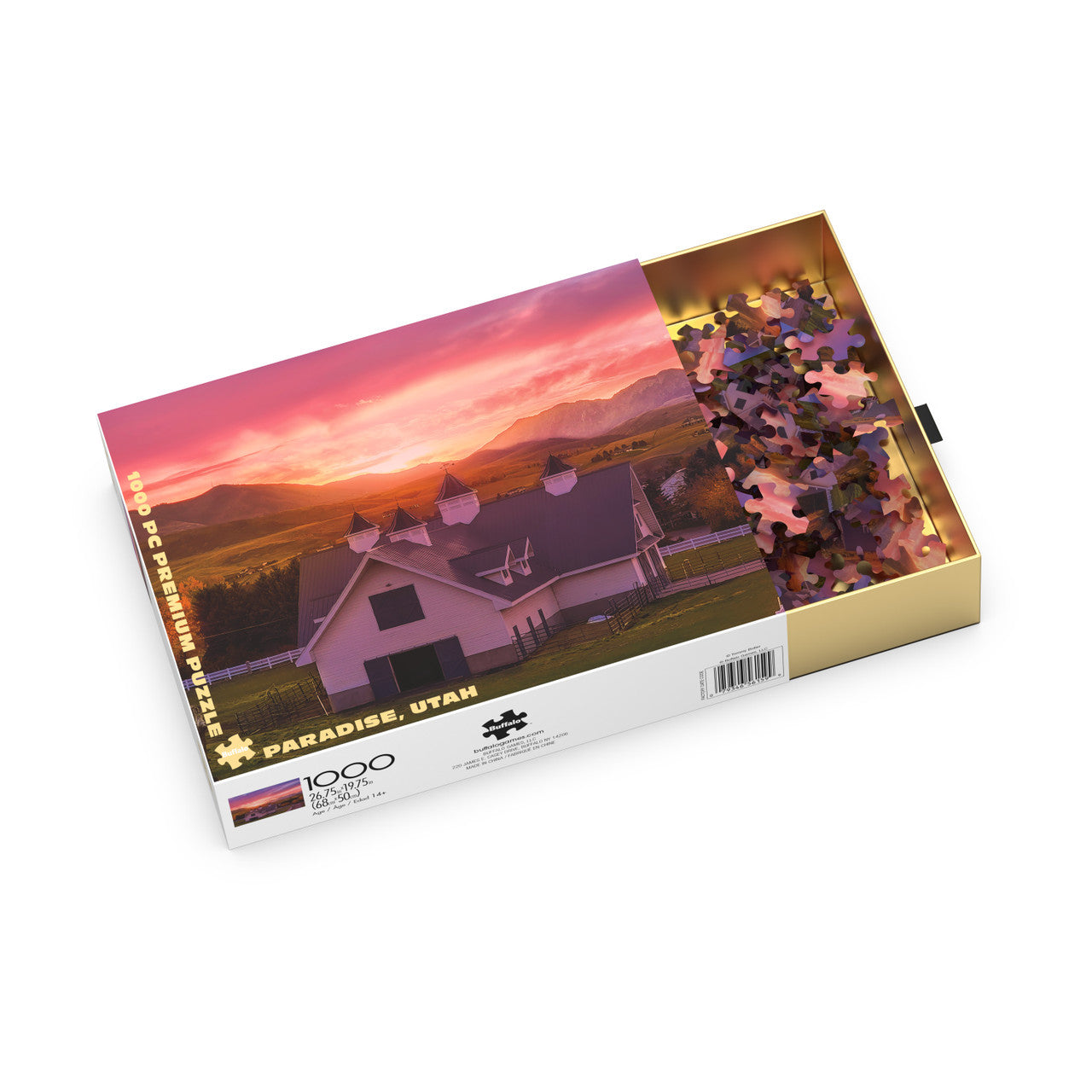 Buffalo Gold: Paradise, Utah 1000 Piece Puzzle (Giftable Gold Box )