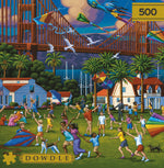Gold: Eric Dowdle: Golden Gate Bridge 500 Piece Puzzle  (Premium Giftable Gold Box)