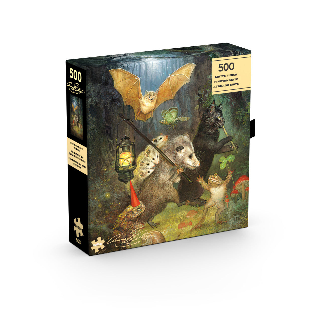 Gold: The Moonlit March 500 Piece Puzzle (Premium Giftable Gold Box)