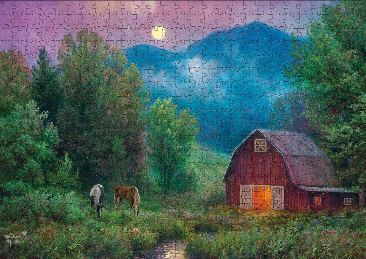 Gold: Moment of Peace 500 Piece Puzzle (Premium Giftable Gold Box)