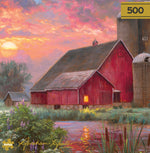 Gold: End of Day 500 Piece Puzzle (Premium Giftable Gold Box)