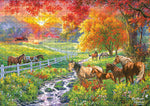 Gold: September Pasture 500 Piece Puzzle (Premium Giftable Gold Box)