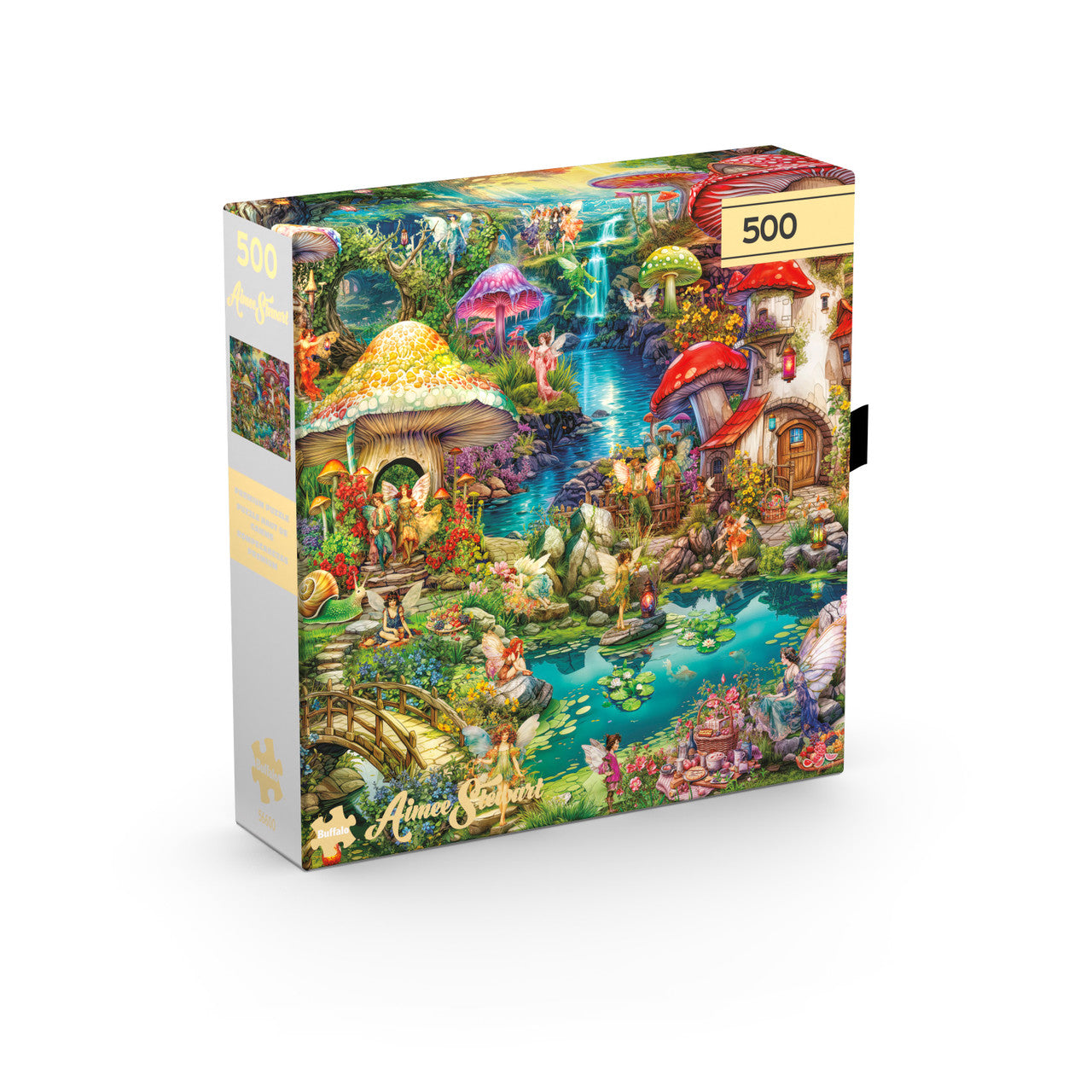 Aimee Stewart: Merry Mushroom Village Picnic 500 Piece Gold Collection: Giftable boxPuzzle