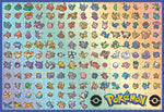 Pokemon - Retro Pixel Pokemon Chart 2000 Piece Puzzle