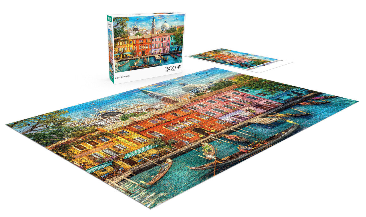 A Day in Venice 1500 Piece Puzzle