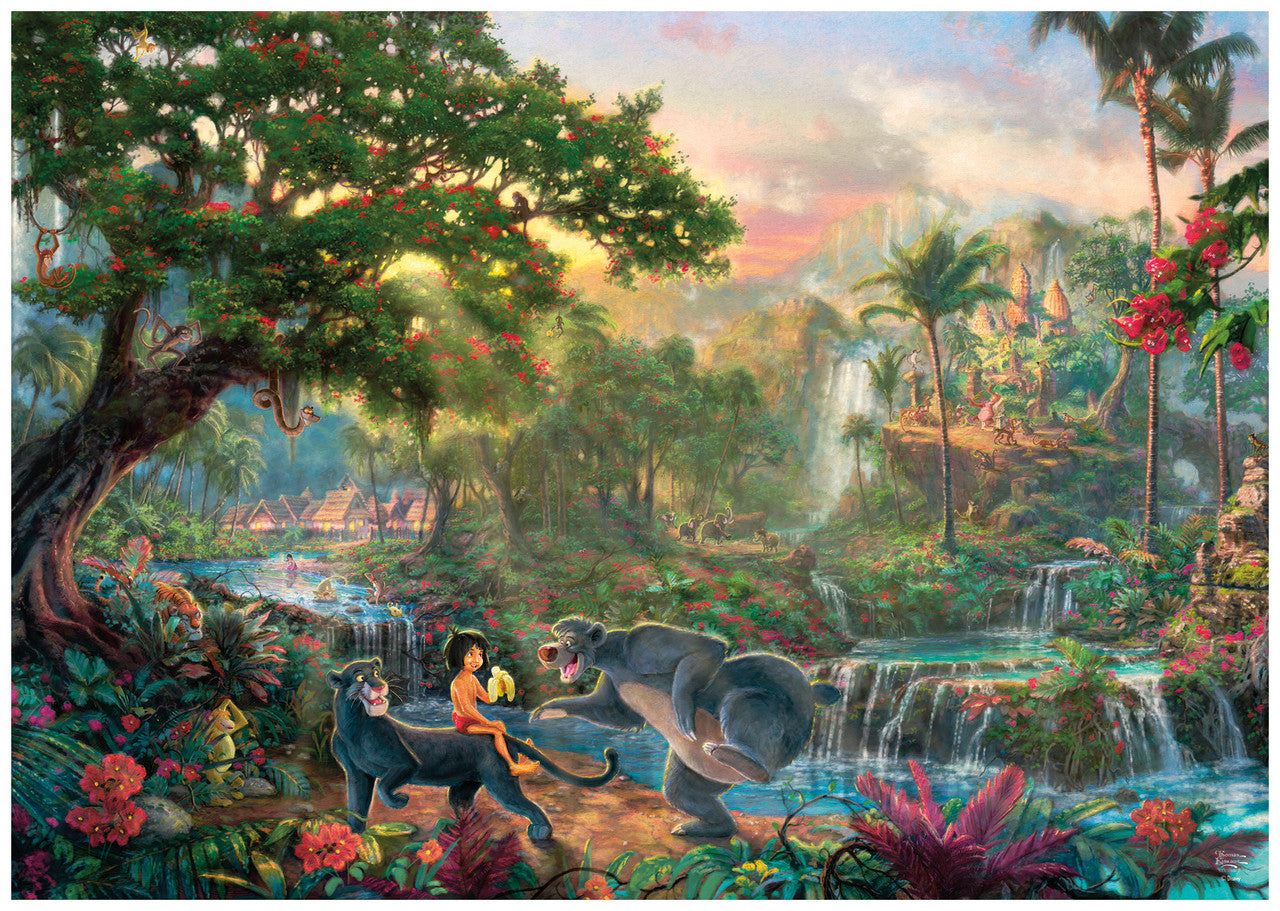 Ceaco Thomas Kinkade: Disney Silver Select: The Jungle Book 500 Piece Puzzle
