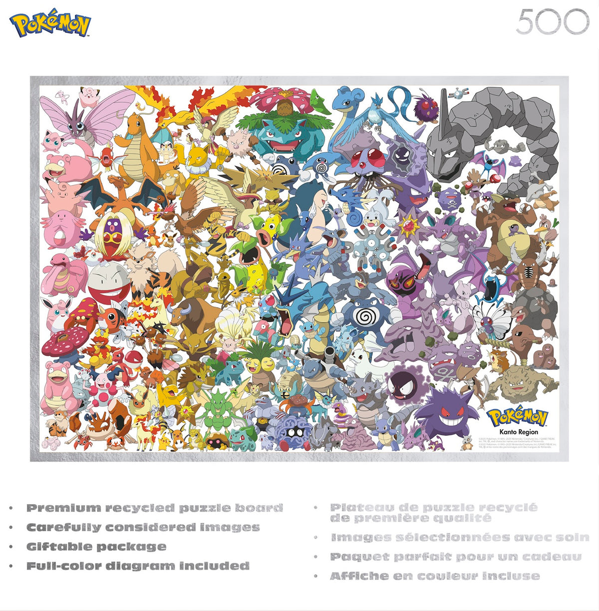 Pokémon™ Silver Select Kanto 151 - 500 Piece Jigsaw Puzzle