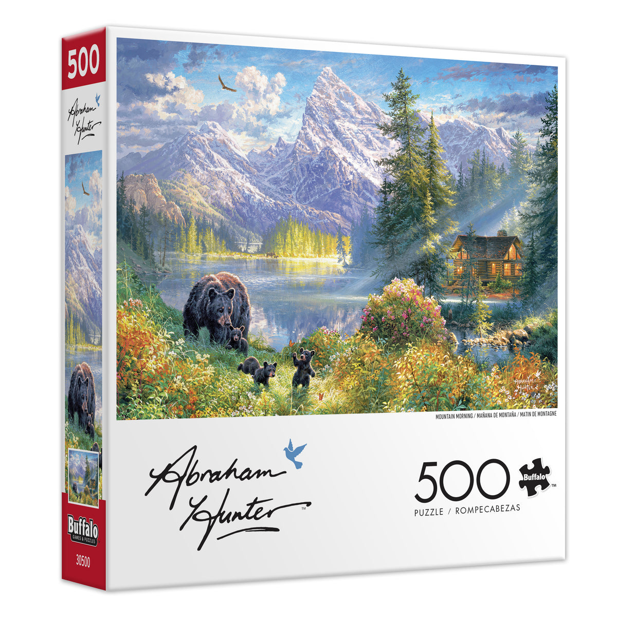 Abraham Hunter Mountain Morning 500 Piece Jigsaw Puzzle