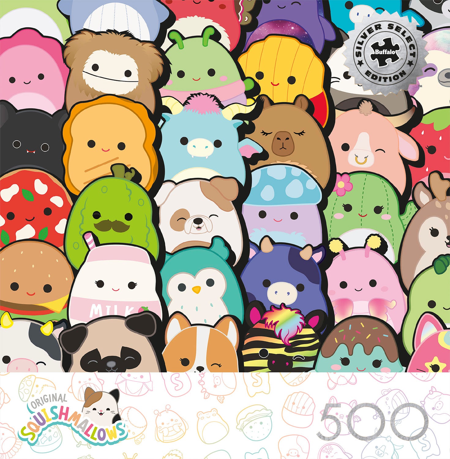 Squishmallows - 500 Piece Silver Select Jigsaw Puzzle