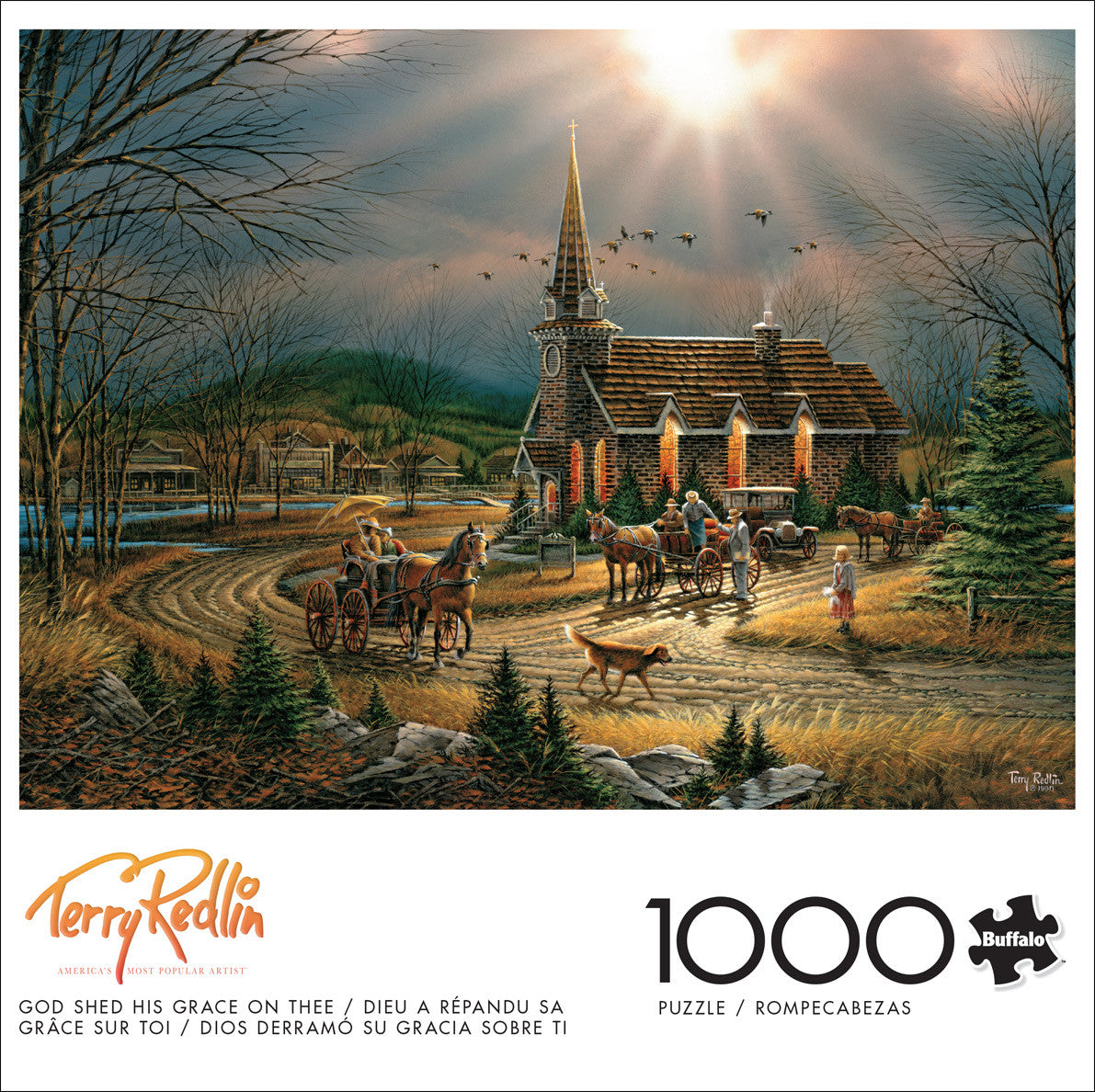 Terry Redlin: God Shed his Grace on Thee 1000 Piece Puzzle