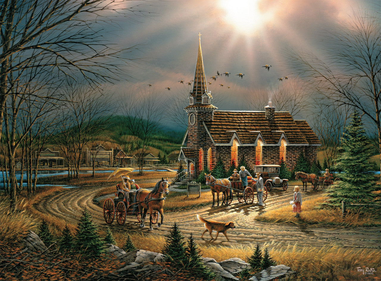 Terry Redlin: God Shed his Grace on Thee 1000 Piece Puzzle