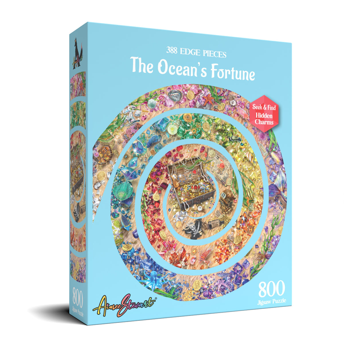 Aimee Stewart The Ocean's Fortune 800 Piece Edge Piece Puzzle