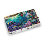 Ceaco Puzzle: Disney Ursula 1000 Piece Puzzle (Silver Select Edition) - Giftable Package With Silver Foil Accents