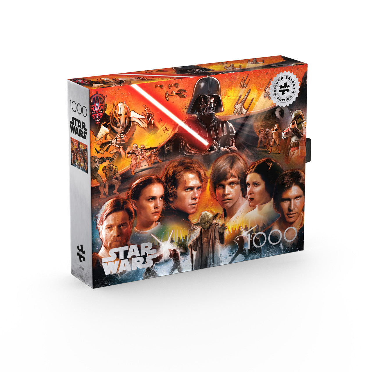 Star Wars - Balance and Redemption 1000 Piece Puzzle - Silver Select: Giftable Box With Silver Foil Accents