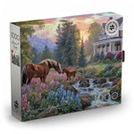 Silver Select Floral Pasture 1000 Piece Puzzle