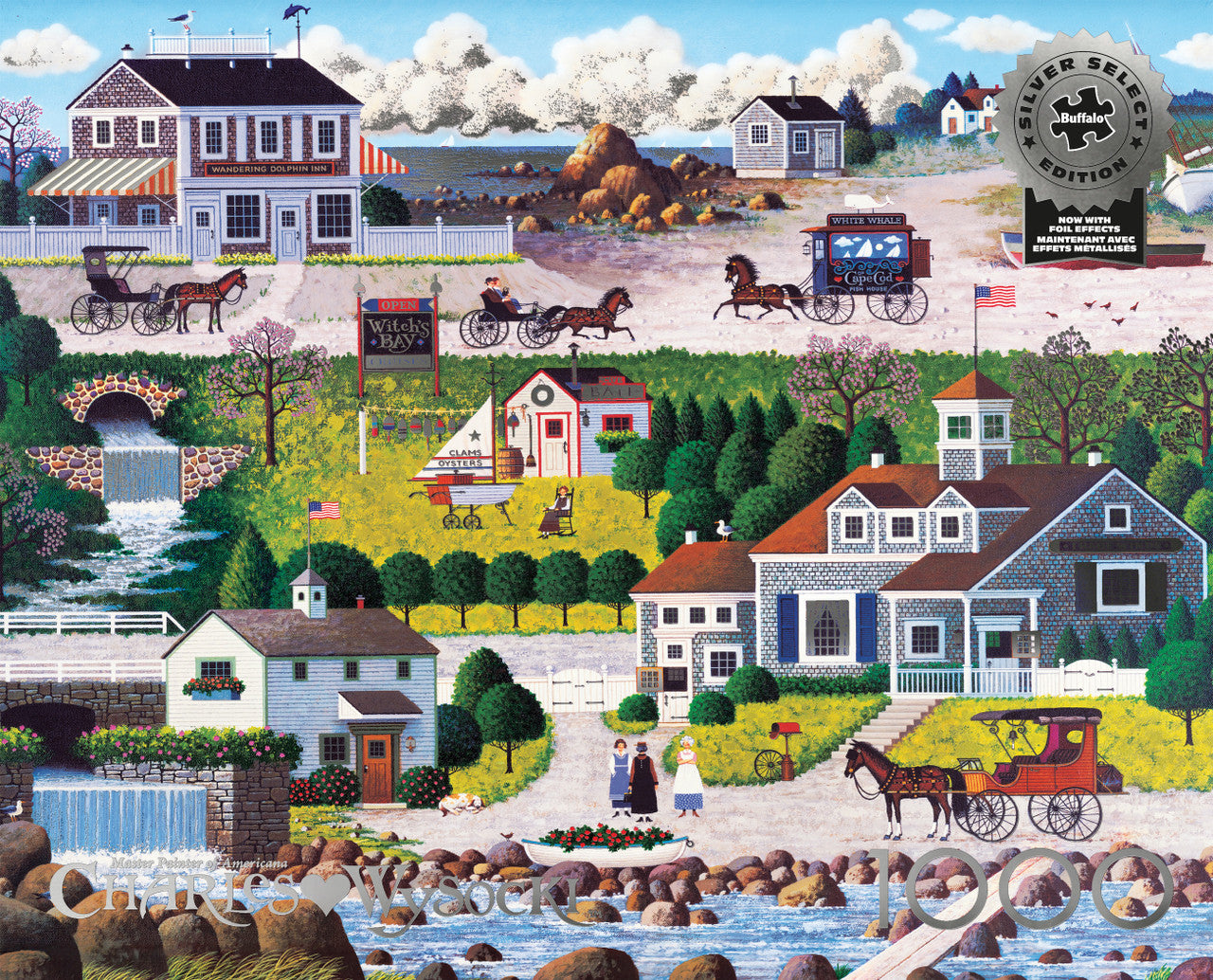 Charles Wysocki: Silver Select: Cricket Hawk Harbor 1000 Piece Puzzle