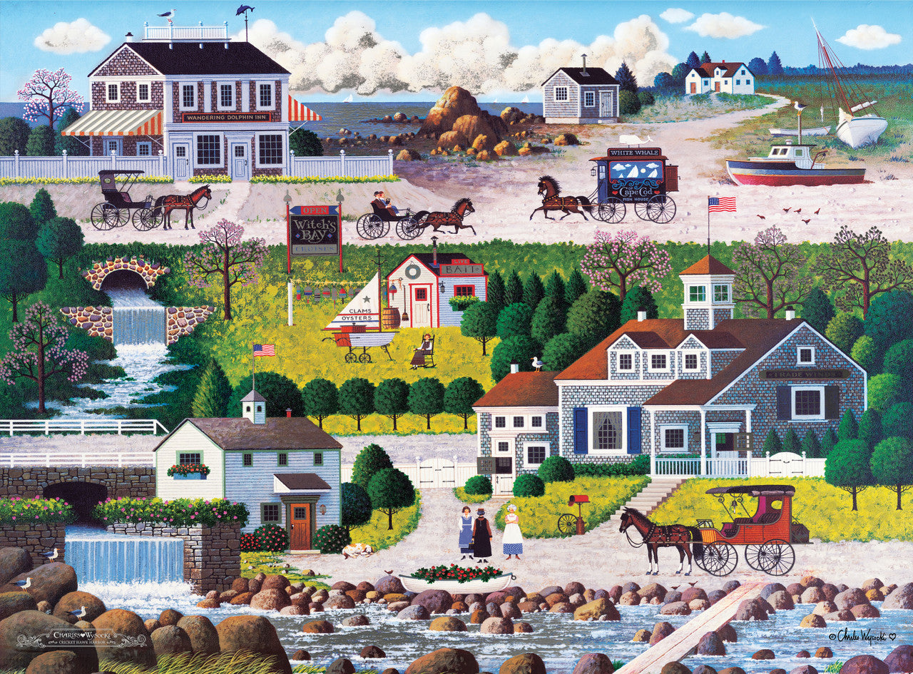 Charles Wysocki: Silver Select: Cricket Hawk Harbor 1000 Piece Puzzle