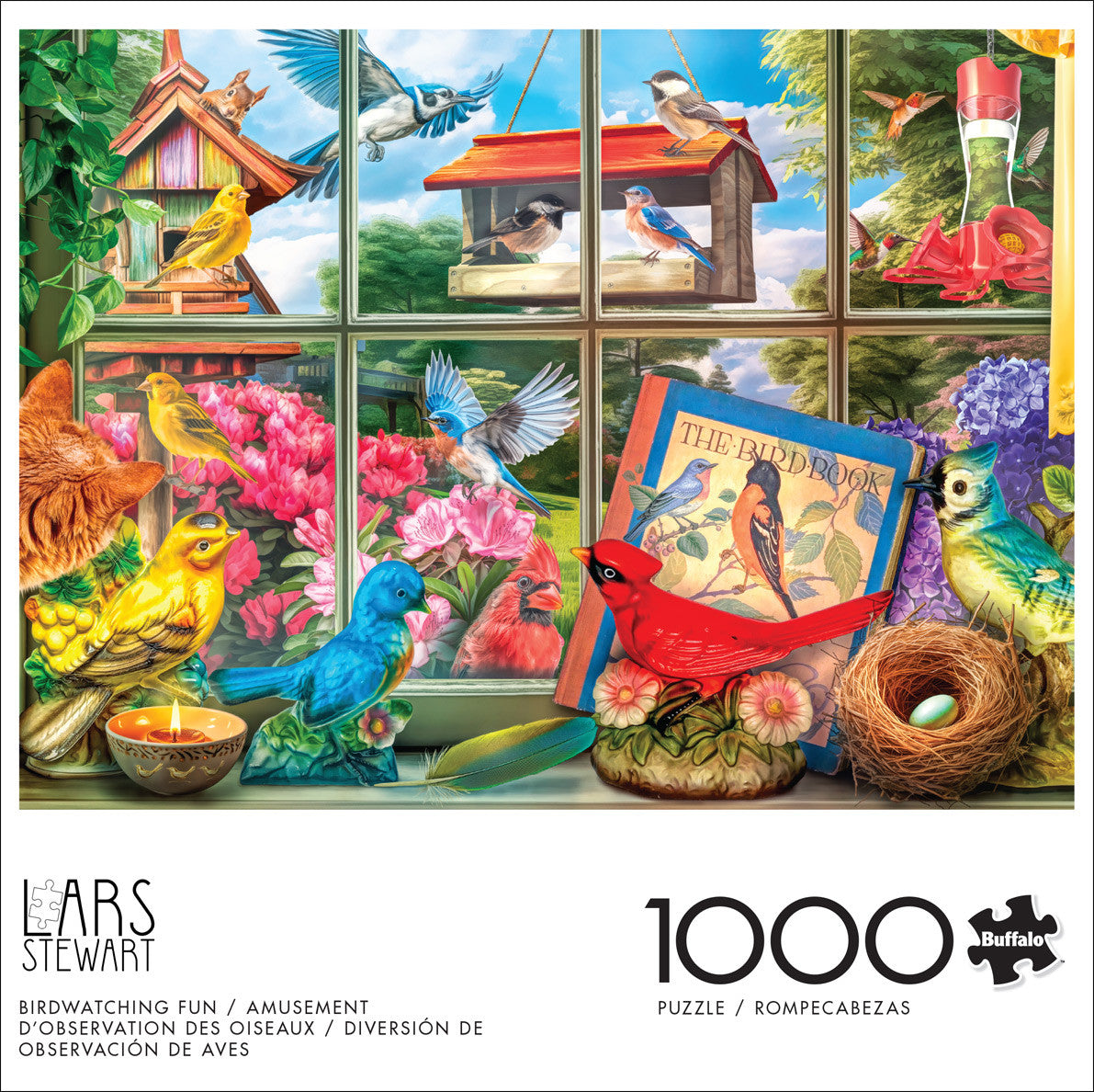 Lars Stewart:  Birdwatching Fun 1000 Piece Puzzle