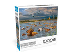 Hautman: Cattle Crossing 1000 Piece Puzzle