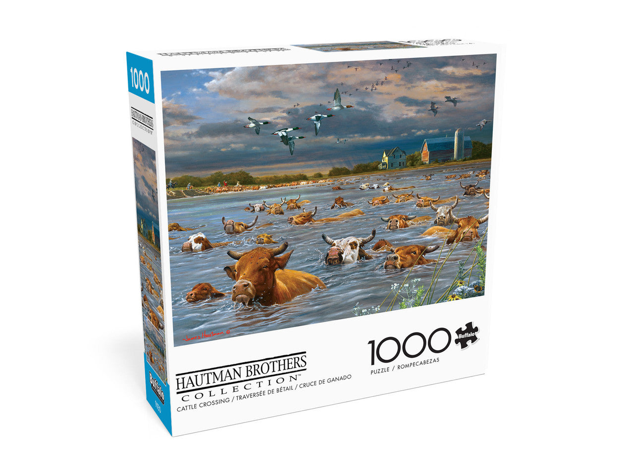 Hautman: Cattle Crossing 1000 Piece Puzzle