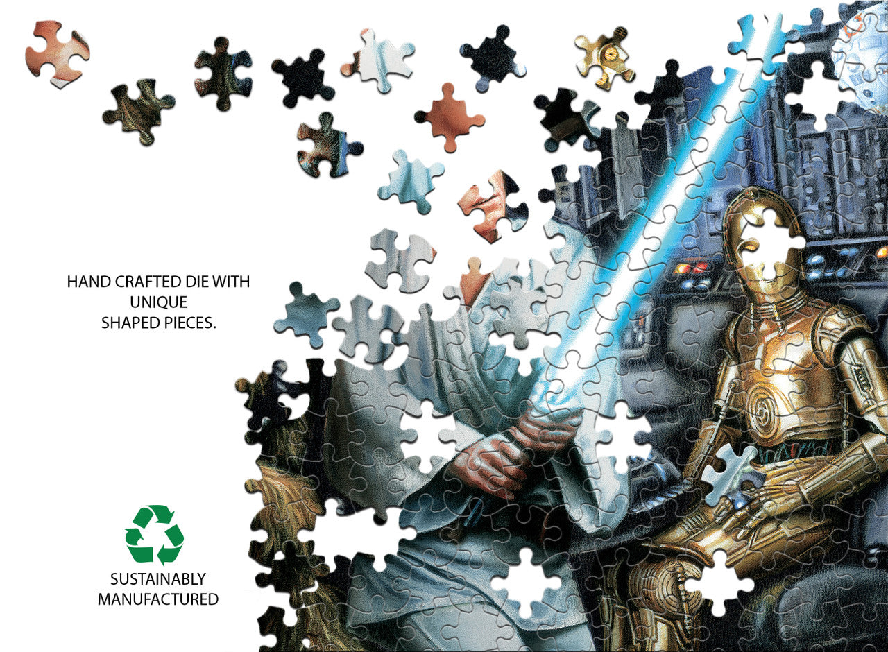 Star Wars - Jedi Training Begins 750 Piece Panoramic Puzzle