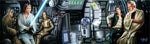 Star Wars - Jedi Training Begins 750 Piece Panoramic Puzzle