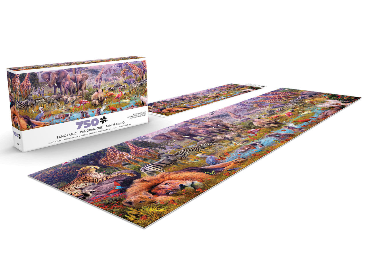 Africa Panoramic 750 Piece Panoramic Puzzle