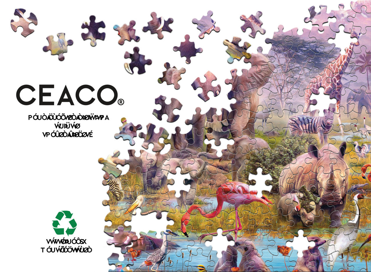 Africa Panoramic 750 Piece Panoramic Puzzle