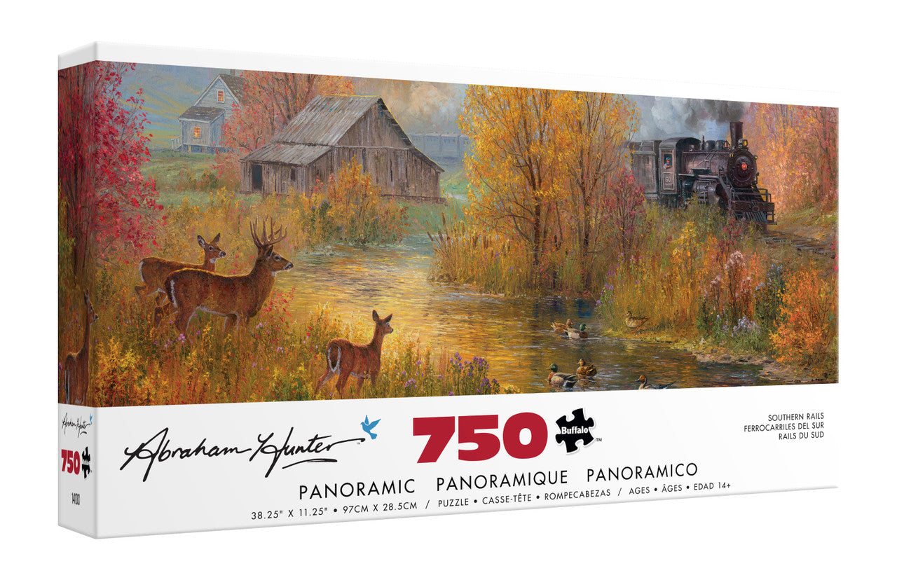 Abraham Hunter: Southern Rails 750 Piece Panoramic Puzzle