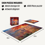 Collector's Tin: Abraham Hunter - Trick or Treat 1000 Piece Puzzle