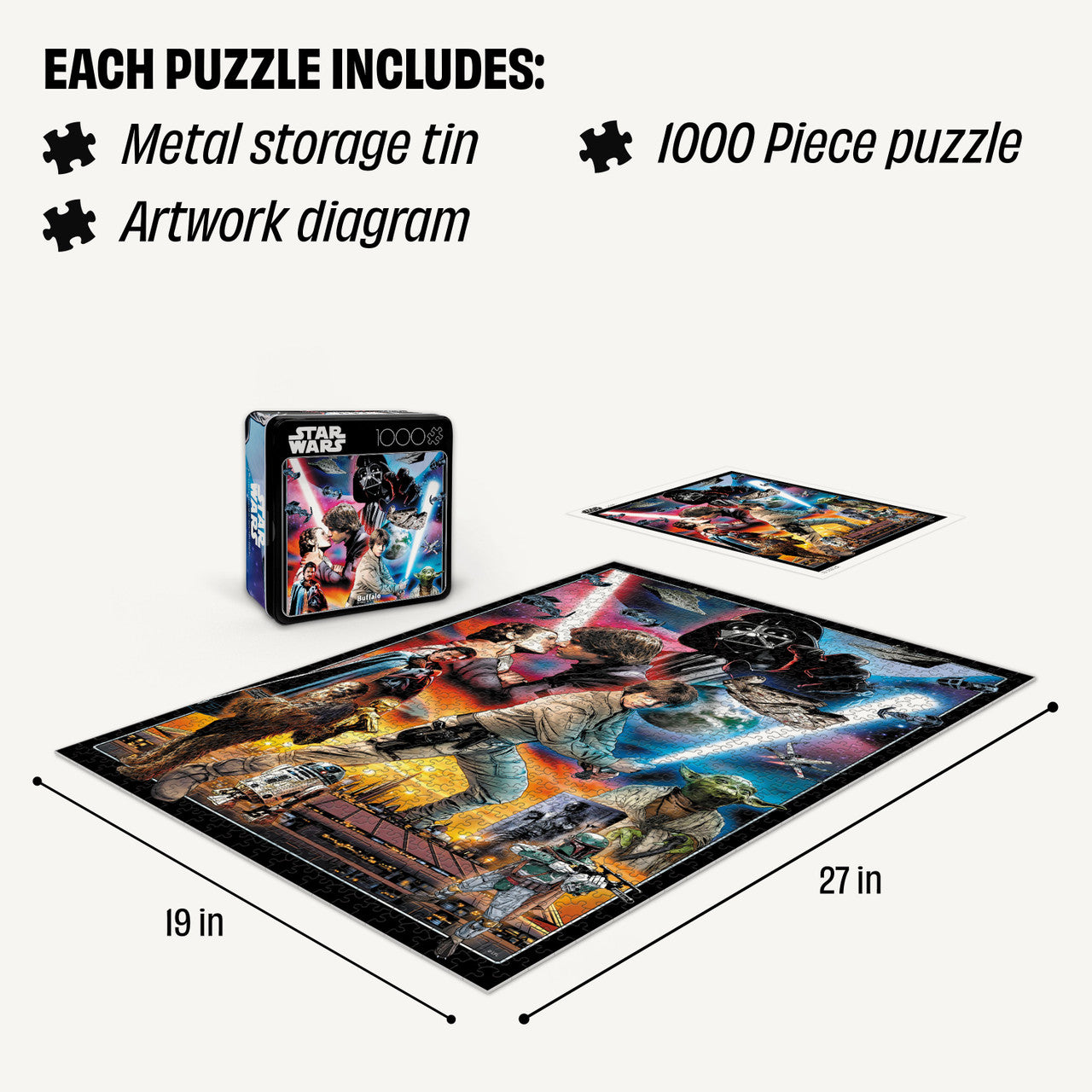 Collector's Tin: Star Wars - You'll Find I'm Full of Surprises 1000 Piece Puzzle